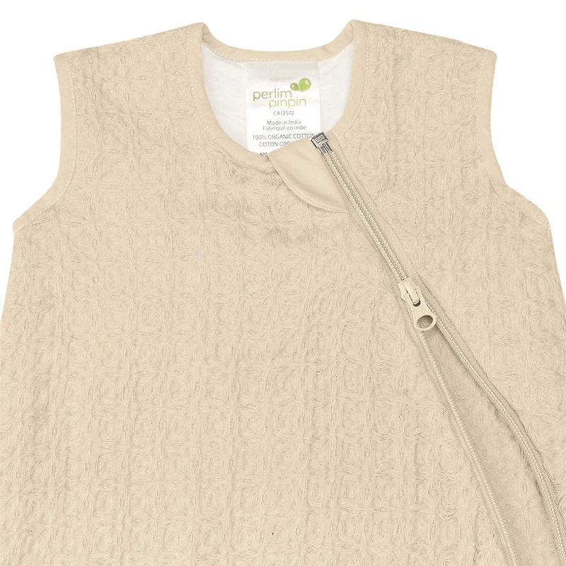 Perlimpinpin-Sac de nuit en mousseline gaufré- 1.0 TOG-Curry-18-36m