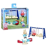Peppa Pig Peppa's Adventures Peppa's Outside Fun, with 2 Figures and 3 Accessories