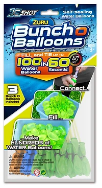 Bunch O Balloons - Water Balloons, Blue/Orange/Green