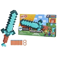 Nerf Minecraft, Épée à fléchettes, 8 fléchettes Nerf N1