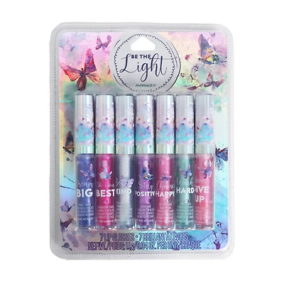 7Pk Lip Gloss - Butterflies