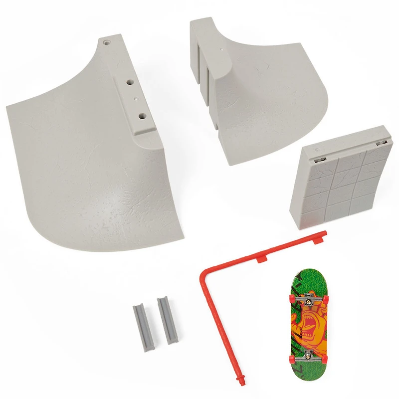Tech Deck, Build-A-Park World Tour, P.F.K Skate Support Center, Coffret rampe avec fingerboard Signature
