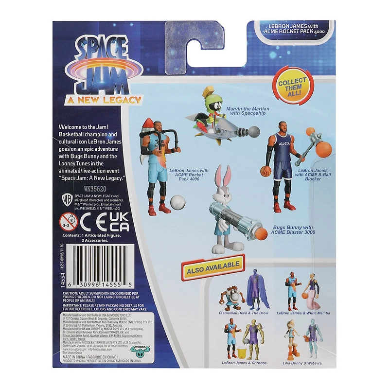 Space Jam S1 Ballers Fig Pk - Marvin With Spaceship - Édition anglaise