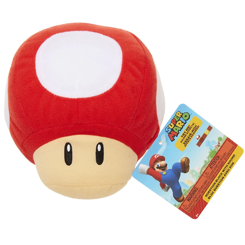 Peluche Pdq De Nintendo Sfx - Champignon 1Up (Rouge)