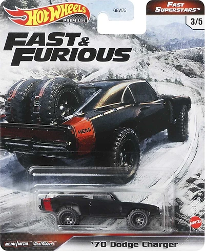 Hot Wheels - Véhicule '70 Dodge Charger