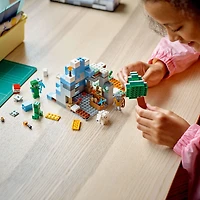 LEGO Minecraft Les pics gelés 21243; Jeu de construction (304 pièces)