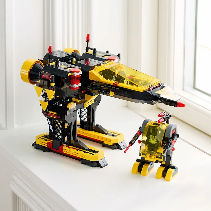 LEGO Icons Blacktron Renegade - Spaceship Building Set - DIY Kit for Adults 18+ - 10355