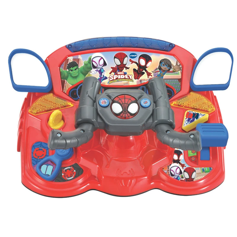 VTech Spidey and His Amazing Friends Spidey to the Rescue Driver - French Edition