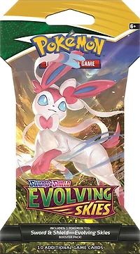 Pokemon Sword and Shield "Evolving Skies" Sleeved Booster - English Edition