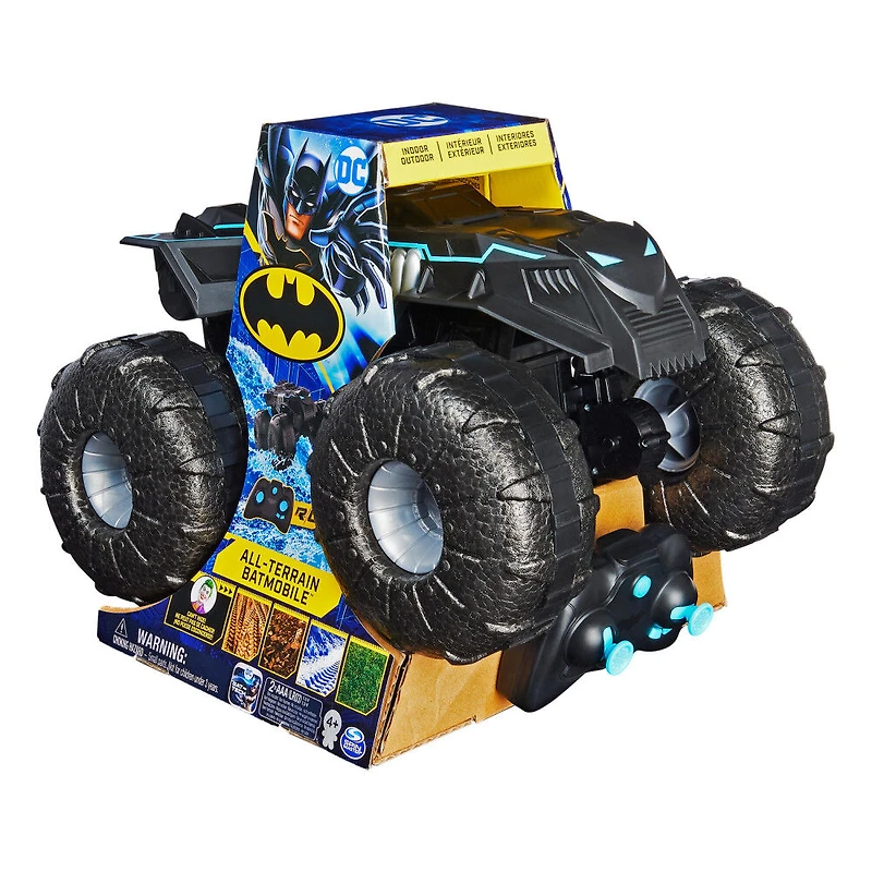 Batman, All-Terrain Batmobile Remote Control Vehicle, Water-Resistant Batman Toy