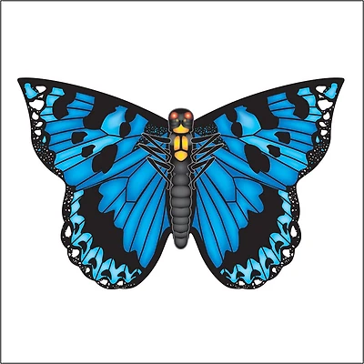 Cerf-volant papillon - bleu