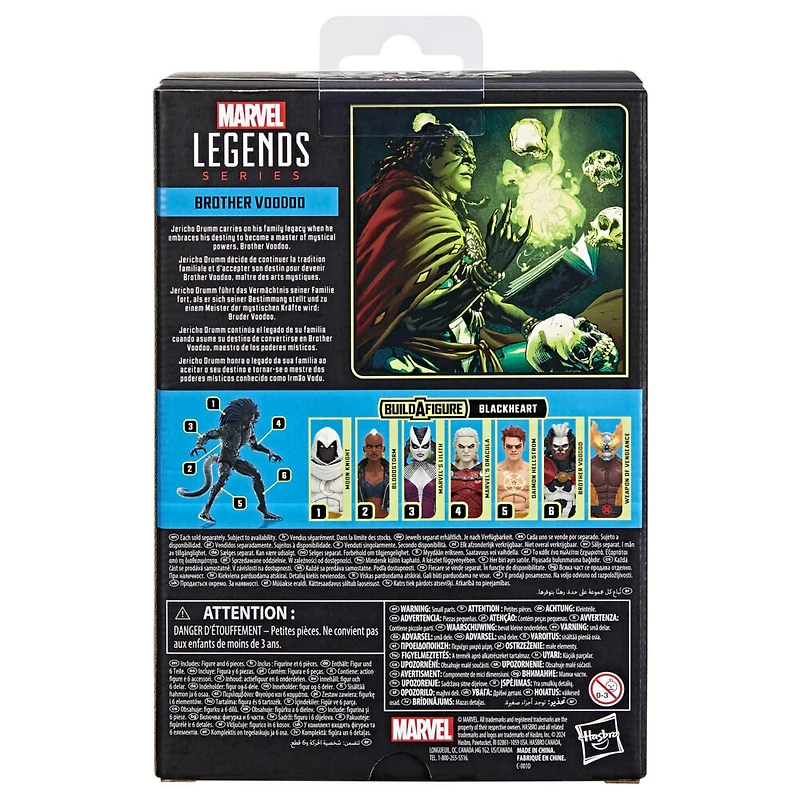 Marvel Legends Series Strange Tales, figurine Brother Voodoo inspirée des bandes dessinées