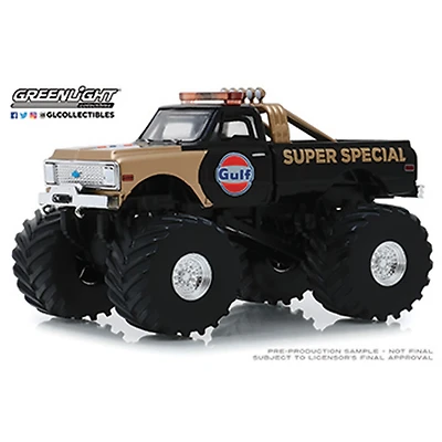 1:64 Kings Of Crunch - 1971 Chevrolet K-10 Gulf Super Special Monster Truck