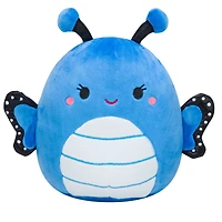 Squishmallows 7.5" - Waverly le papillon bleu avec des ailes bleu foncé