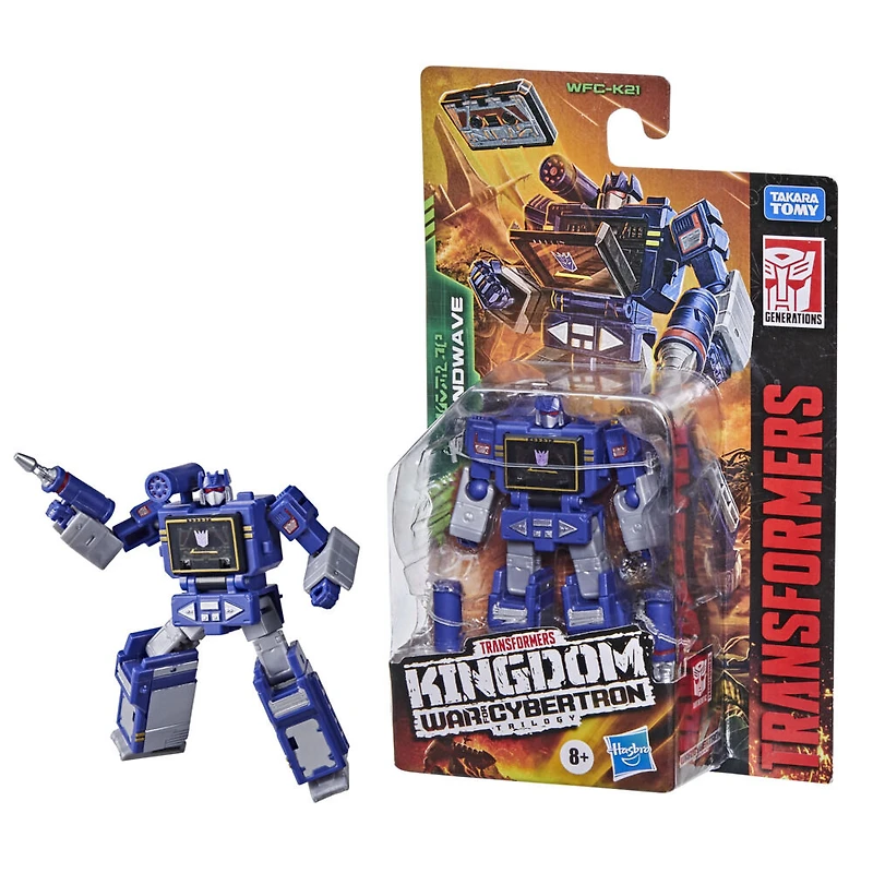 Transformers Toys Kingdom Core Class WFC-K21 Soundwave Action Figure