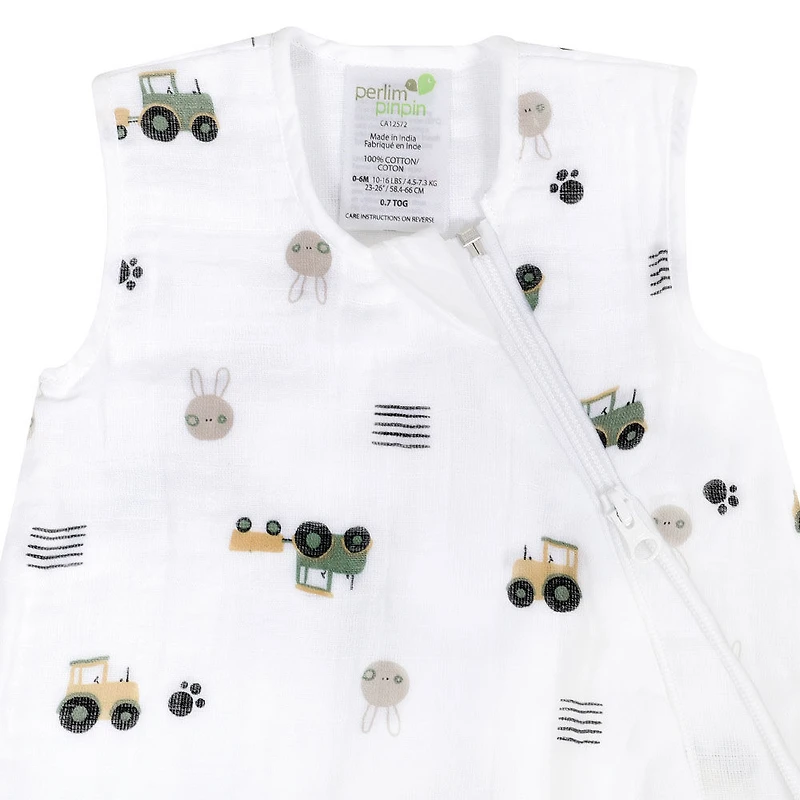 Perlimpinpin sleep bag 0.7 TOGTractors18-36m