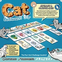 USAopoly Cat Between Us jeu de cartes - Édition anglaise