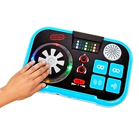 My Real Jam DJ Table, Toy DJ Mixing Table with Headphone Jack and Case - Headphones not included