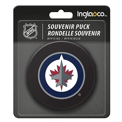 PUCK BLK NHL WIN JETS BASIC BLISTER