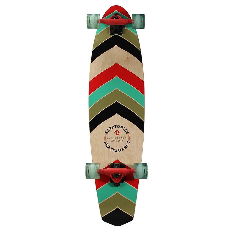 Planche à roulettes complète Kryptonics Longboard de 36 po