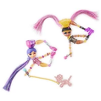 Twisty Girlz, Pack de 2 Meilleures amies pour la vie, Poupées à transformer en bracelets à collectionner avec Twisty Petz mystère