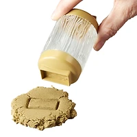 Wonder Factory Never Dry Sand Construction Trucks  - Brown + Front Loader