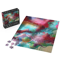 500-Piece Jigsaw Puzzle with Foil Accents, Radiance