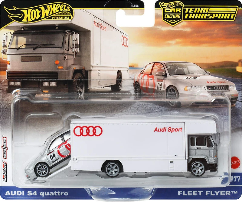 Hot Wheels Team Transport Camion et voiture de course