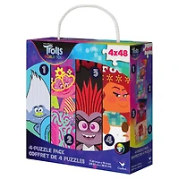 Trolls, Coffret de 4 puzzles