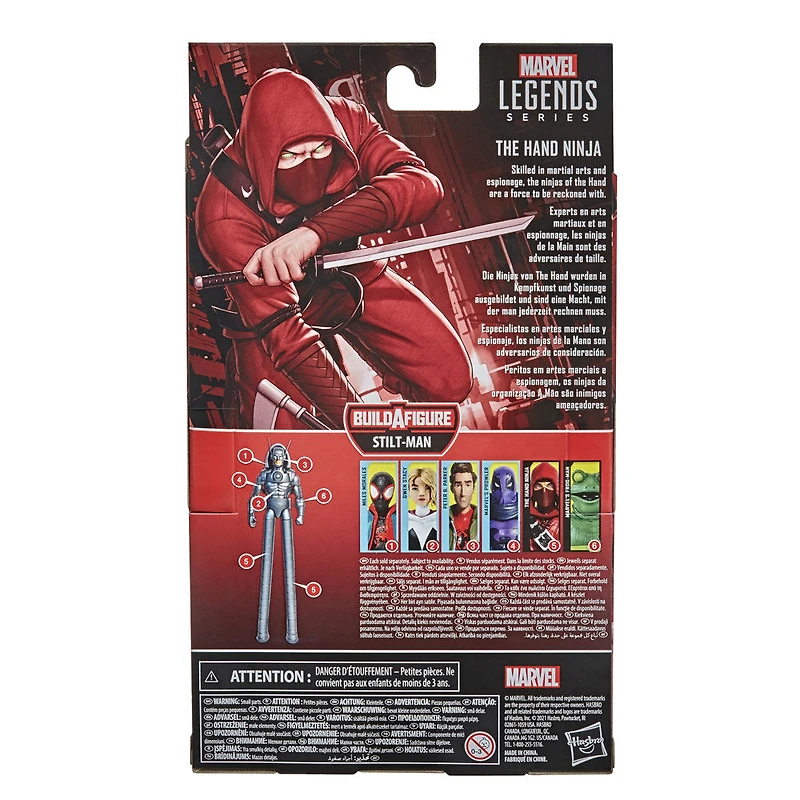 Hasbro Marvel Legends Series, figurine de collection Spider-Man The Hand Ninja de 15 cm