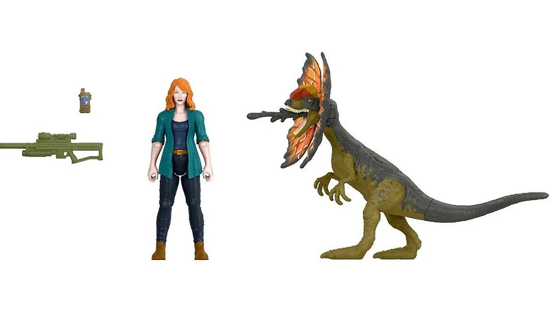 Jurassic World - Coffret Humain et Dino - Claire et Dilophosaure
