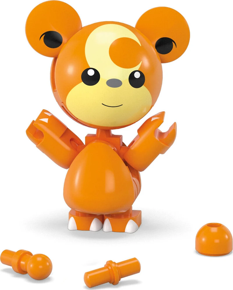 MEGA Pokémon Figurine articulée Teddiursa, 24 pièces
