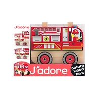 J'Adore Firefighter Stacking Truck