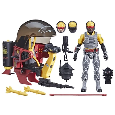 G.I. Joe Classified Series, Python Patrol Tele-Viper & véhicule Cobra Flight Pod (Trubble Bubble) 98, avec 12 accessoires - Notre exclusivité