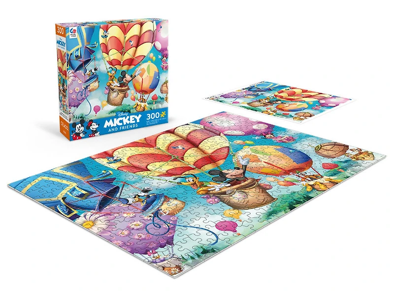 Disney - Mickey's Air Balloon - 300 Oversized Piece Jigsaw Puzzle