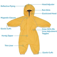 Kids Thin-Lined Rain Suits | Prairie Flowers