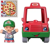 Fisher-Price Little People Voiture de livraison de pizzas La pointe délicieuse