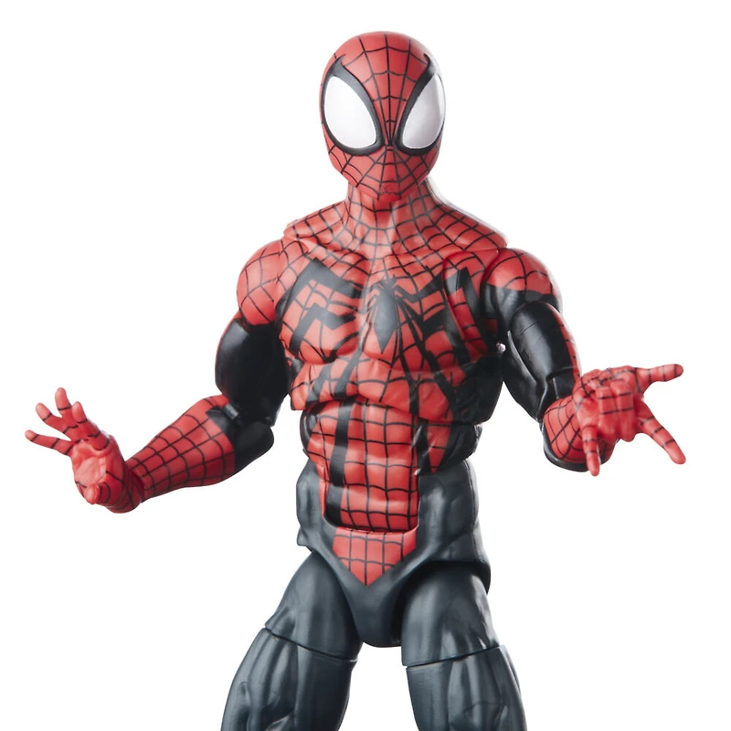 Hasbro Marvel Legends Series, Ben Reilly Spider-Man, figurine de collection Spider-Man Legends de 15 cm avec 2 accessoires
