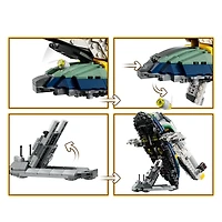 LEGO Star Wars : L'Attaque des Clones Le Vaisseau de Jango Fett, Chasseurs de Primes, Ensemble 75433