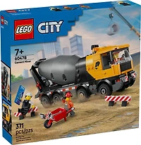 LEGO City Cement Mixer Truck Building Toy for Boys & Girls - Kids Construction Set, Ages 7+ - 60478