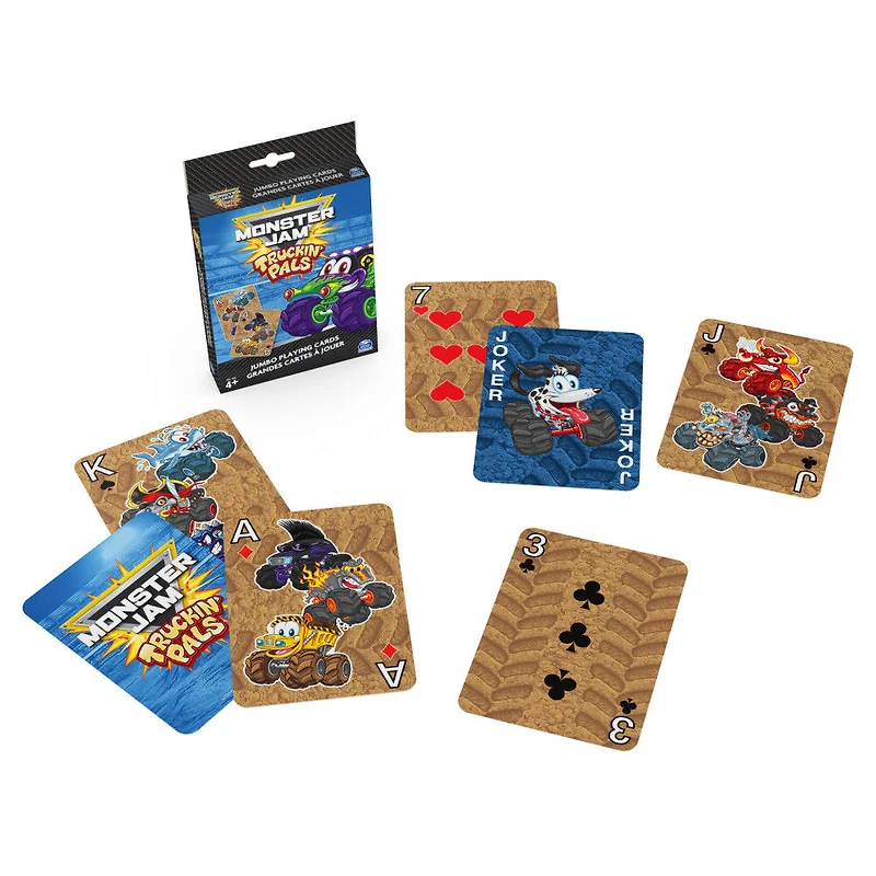 Monster Jam, Grandes cartes à jouer