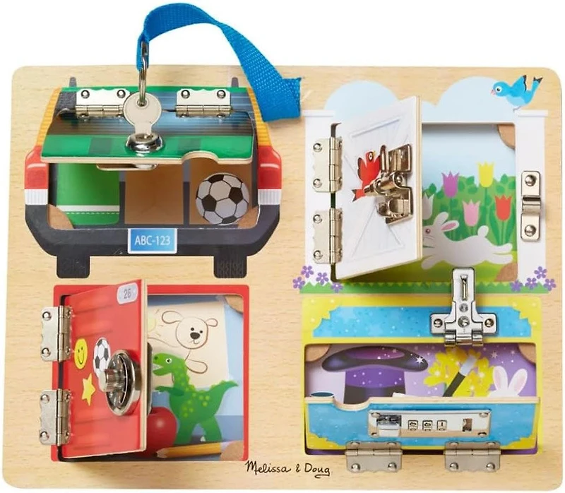 Melissa and Doug - Planche de serrure et de loquet