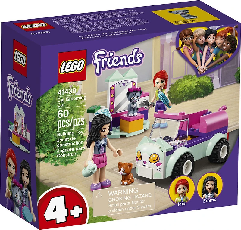 LEGO Friends Cat Grooming Car 41439 (60 pieces)