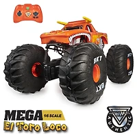 Monster Jam, Monster truck tout-terrain radiocommandé MEGA El Toro Loco officiel, échelle 1:6