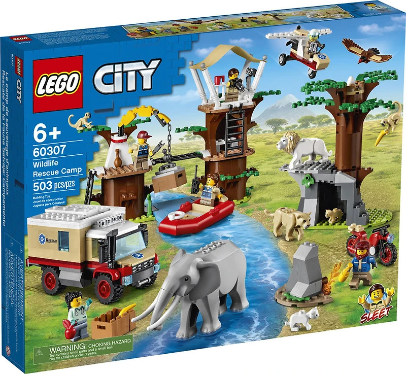 LEGO City Wildlife Rescue Camp 60307 (503 pieces)