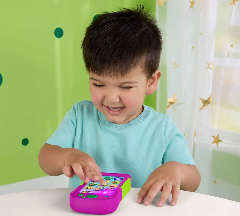 Fisher-Price Barney's World Téléphone Hey Barney, multilingue