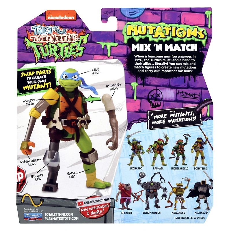 Tales of Teenage Mutant Ninja Turtles: Mutations Mix and Match Metalhead Basic Action Figure Assortment