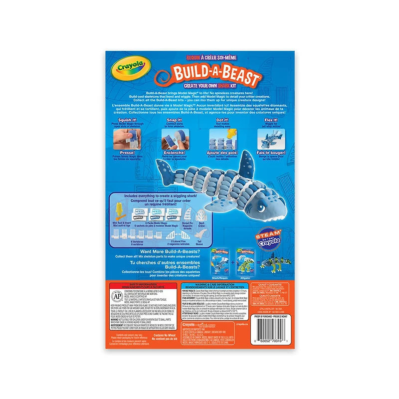 Ensemble Crayola Build-A-Beast Requin