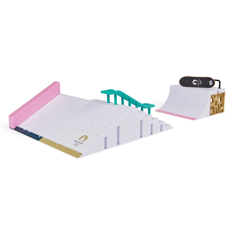 Tech Deck, Shane O'Neill's Olympic Games Paris 2024 Ramp Customizable X-Connect Park Creator Playset & Exclusive Fingerboard