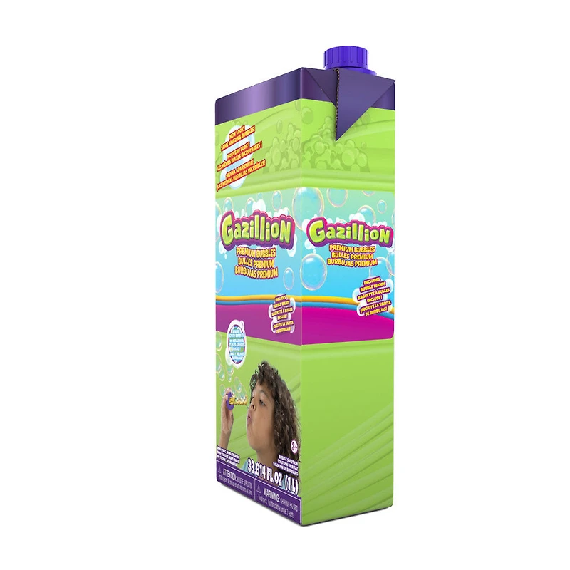 Gazillion Bulles Solution en Boîte de 1L